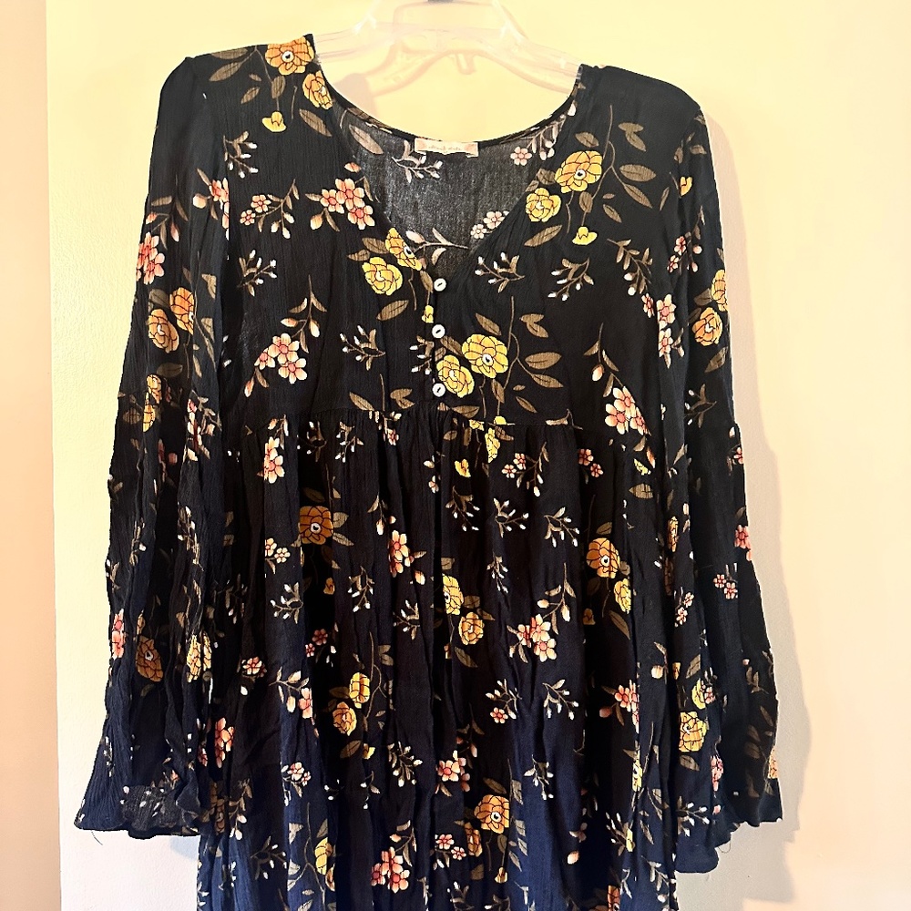 Black Floral Dress